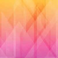 Abstract background pink and yellow gradient, glassy effect vector