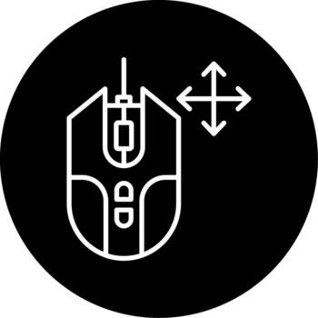 Drag and Move Object Line Circle Inverted vector