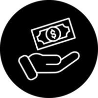 Personal Loan Application Form Line Circle Inverted vector