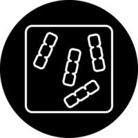 Clostridium difficile Infection Agent Line Circle Inverted vector