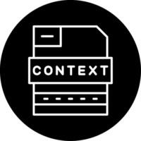Sensitive File Context Integrity Line Circle Inverted vector