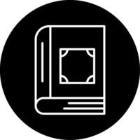 Academic Textbook Volume Line Circle Inverted vector
