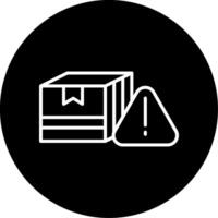 Product Manufacturing Error Detection Line Circle Inverted vector