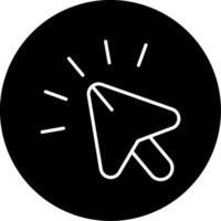 Hover Mouse Over Element Line Circle Inverted vector