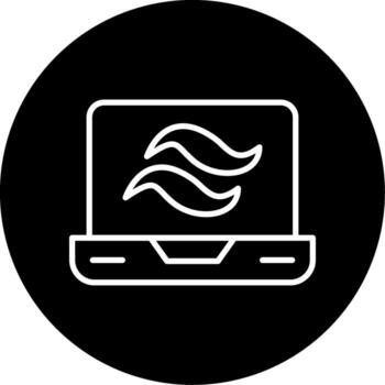 viento de cola utilidad clase sábana línea circulo invertido vector