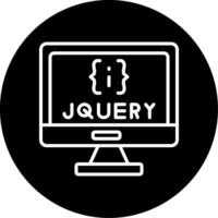 jQuery DOM Manipulation Script Line Circle Inverted vector