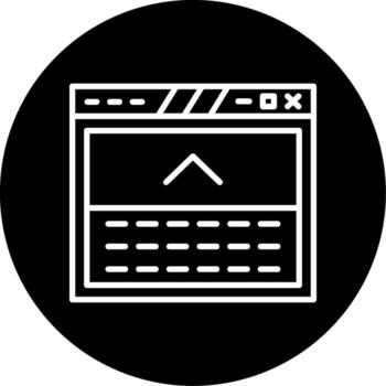 Footer with Useful Links Line Circle Inverted vector