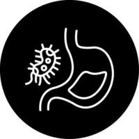 Campylobacter jejuni Gut Infection Germ Line Circle Inverted vector