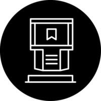 Wall Mount Stud Finder Line Circle Inverted vector