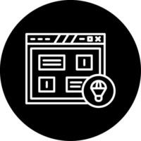 High Converting Landing Page Design Line Circle Inverted vector