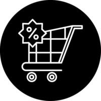 Discount Banner Flash Graphic Line Circle Inverted vector