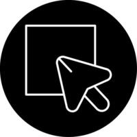Select Multiple Items Line Circle Inverted vector