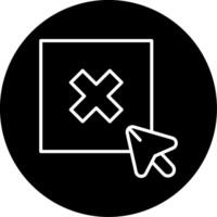 Deselect Highlighted Object Line Circle Inverted vector