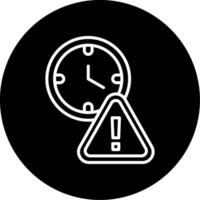 Session Token Expired Line Circle Inverted vector