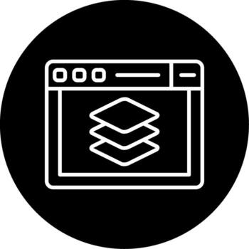 Full Stack Dev Toolbox Line Circle Inverted vector