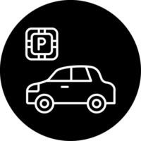 Vehicle P Plate Symbol Line Circle Inverted vector