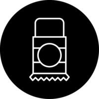 Light Snack Service Bar Line Circle Inverted vector