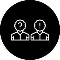 Legal Dispute Resolution Status Line Circle Inverted vector