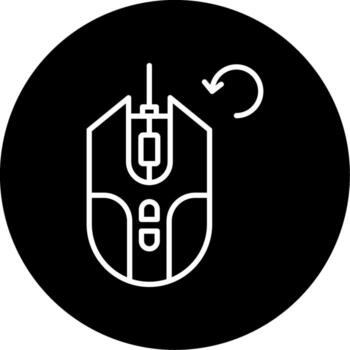 Undo Last Action Line Circle Inverted vector