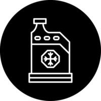 Engine Cooling Coolant Line Circle Inverted vector