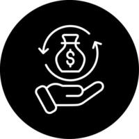 Revolving Line of Credit Line Circle Inverted vector
