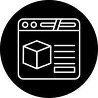 CAD Software Interface Line Circle Inverted vector
