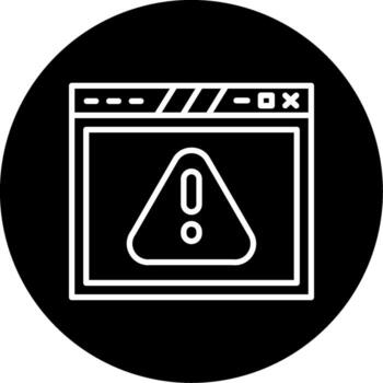 Multi Browser Web Interface Line Circle Inverted vector