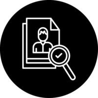 Custom Virtual Zoom Background Line Circle Inverted vector