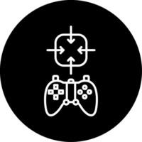 Exclusive Game Character Skin Line Circle Inverted vector
