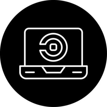 CircleCI Continuous Integration Line Circle Inverted vector