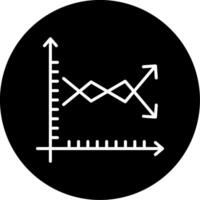 Data and Statistics Report Line Circle Inverted vector