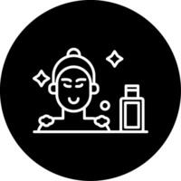 Refreshing Gel Shower Cleanser Line Circle Inverted vector