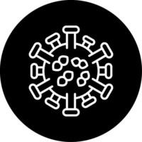 Enterococcus faecalis Intestinal Flora Line Circle Inverted vector