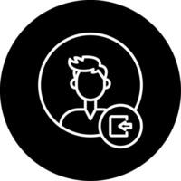 Check In Location Line Circle Inverted vector