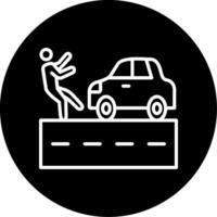 Post Accident Procedure Guide Line Circle Inverted vector