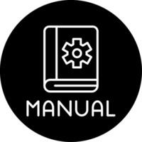Instruction Manual Reference Line Circle Inverted vector