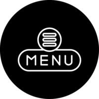 Expand Menu Button Line Circle Inverted vector