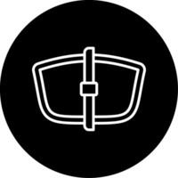 All Season Wiper Blade Line Circle Inverted vector
