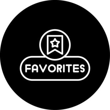 añadir a favoritos botón línea circulo invertido vector