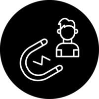 Smart Client Acquisition Tactics Line Circle Inverted vector