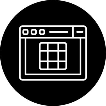 css cuadrícula diseño sistema línea circulo invertido vector