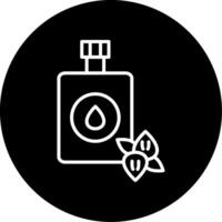 Argan Oil Hair Serum Line Circle Inverted vector