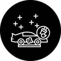 Body Panel Filler Compound Line Circle Inverted vector