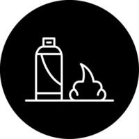 Lightweight Hair Styling Mousse Line Circle Inverted vector