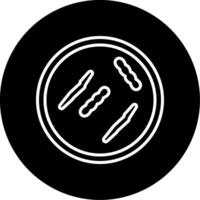 Lactococcus lactis Dairy Culture Bacteria Line Circle Inverted vector