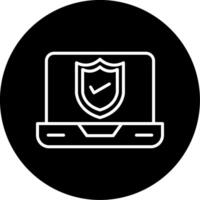 Authorization Access Control Line Circle Inverted vector