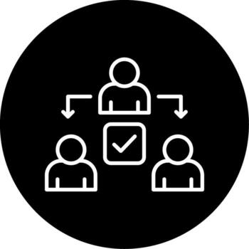 Event Delegation Handler Line Circle Inverted vector