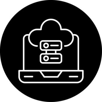 Static Site Generation Symbol Line Circle Inverted vector