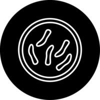 Bifidobacterium adolescentis Adolescent Gut Flora Line Circle Inverted vector