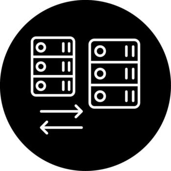 marcha atrás apoderado icono línea circulo invertido vector